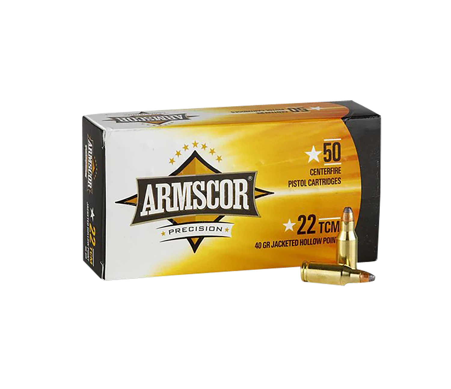 Armscor 22 Tcm 40gr Jhp Ammunition 50bx Allegheny Trade Co 9089